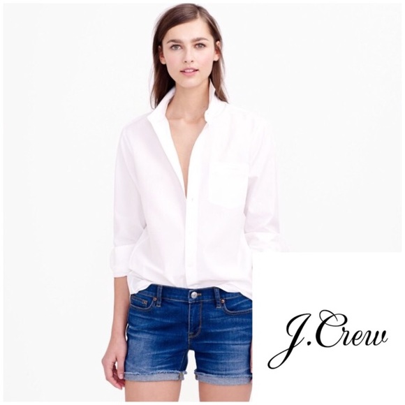 J. Crew Pants - LIKE NEW!  J. Crew indigo denim 4" cut-off shorts